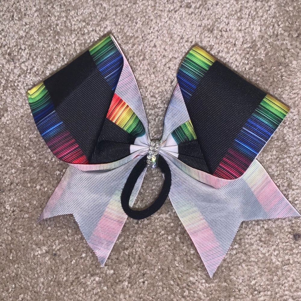 Colorful Cheer Bow - Picture 3 of 3